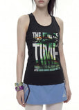 END OF PARTY Solid Mango Sleeveless