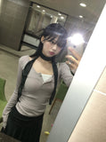Riser Hoodie Button Long Sleeve T-Shirt