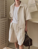 Bound Tweed Half Shirt Jacket