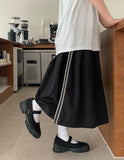 Dalhot Side Line Nylon Long Skirt