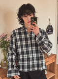 Country crop check shirt