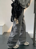 [unisex] Lupla Pigment Cargo Denim Pants