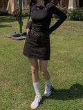 mono basic cotton skirt
