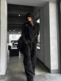 Pigment Long Sleeve Line Hood Zip-up