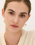 Champagne Moon Dew Drop Silver Darling Earrings