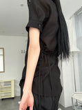 Layered Apron Shirt