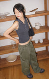 PIGMENT HOOD SLEEVELESS