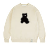 Dot Silhouette Bear Sweatshirt