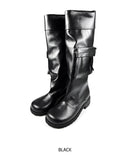 Side pocket long boots