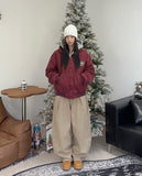 Verus Vintage Quilted Hooded Jumper