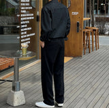 Cover semi wide banding slacks