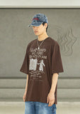 MASSMETAL LOGO WASHED DYING BALL CAP