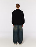 Vintage Wide Balloon Denim Pants