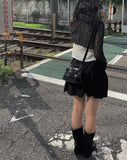 Miru Buckle Square Leather Bag