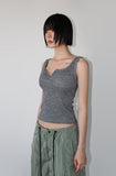 SLIT GOLGI SLEEVELESS