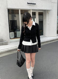 [Spring] Ulin Button Unbalance Round Cardigan