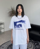 Maven-printed short-sleeved T-shirt