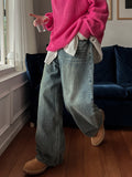 Dilly Washing Balloon Denim Pants