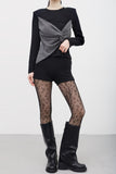 Bale Twist Color Matching Knit