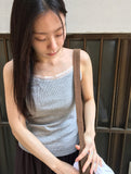Shimori Heart Lace Sleeveless
