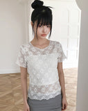 Marmon Crochet Short Sleeve T-shirt