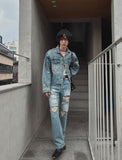 Savage damage flare bootcut pants