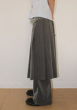 STRIPE PLEATS SK/PT