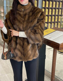 Minette Ecofur Zip-up Short Jacket