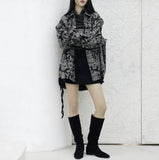 pinna strap shirring skirt