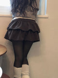 Romel Tiered Frill Belt Mini Skirt Set