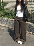 [Scarf set] Junku Lace Shirring Short Sleeve T-Shirt Set