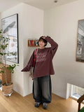 [unisex] Leoni printing layered over long sleeve tee
