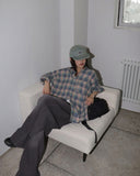 [MADE] Baskin Peach Fuzz Vintage Check Shirt