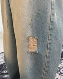 Taran Washing Balloon Denim Pants