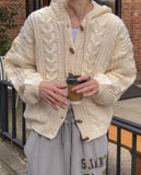 Roy Toggle Hooded Knit Cardigan