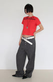4-BUTTON RIVET POCKET PANTS
