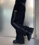 Verse Dot Line Wide Track Pants