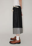 ROLL-UP BERMUDA DENIM