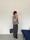 Hube Summer Banding Wide Cargo Pants
