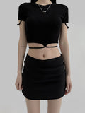 Ruto strap cropped tee