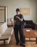 Trin Two-Line Leather Belt