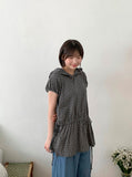 Lingel Star Hood Shirring Short Sleeve Tee