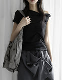 Eyelet Crunch Shoulder Bag