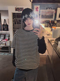 Odd Stripe Layered T-Shirt
