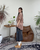 Kabi Seersucker Check Shirt