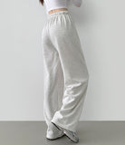 Color Banding Long Wide Training Pants
