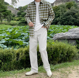 Entyl overfit check shirt