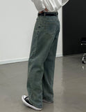 Vintage Deep Blue Jeans