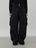 Zipper Pocket Cargo Jogger Pants