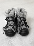 1178 Strap Fur Boots (4cm)
